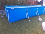 bestway zwembad met  intex zandfilter pomp., Ophalen, Gebruikt, 200 tot 400 cm, Rechthoekig