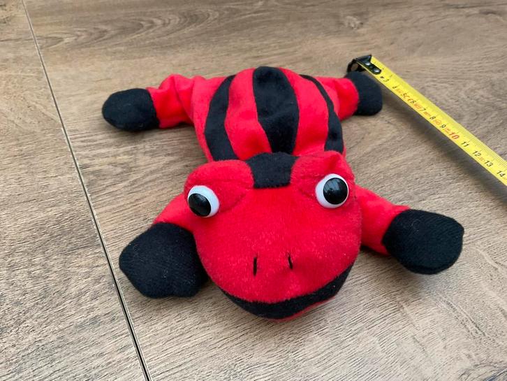 Nieuwe zgan rode kikker knuffel pluche 20cm