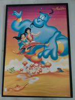 Disney poster Alladin jaren '90, Rechthoekig Staand, Ophalen of Verzenden, Zo goed als nieuw, A1 t/m A3