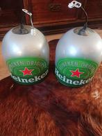Heineken hanglamp 2 stuks, Ophalen of Verzenden, Zo goed als nieuw, Heineken
