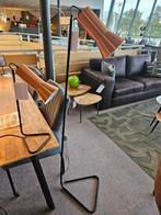 Vloerlamp + Tafellamp Triangle - Koper | Showroommodel, Overige typen, E14 (klein), Zo goed als nieuw, Ophalen
