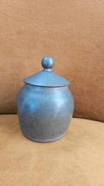 Klein tinnen bakje met deksel, Ophalen of Verzenden