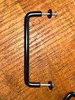 Ikea handgrepen, zwart, 143 mm, Minder dan 50 cm, Gebruikt, Zwart, Ophalen of Verzenden