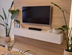 Wit Tv meubel 210cm, Ophalen, Gebruikt, 200 cm of meer, Minder dan 100 cm