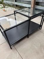 Tafel woonkamer, salontafel, glas uitvouwbaar zgan te koop!, 100 tot 150 cm, Minder dan 50 cm, Rechthoekig, 50 tot 100 cm