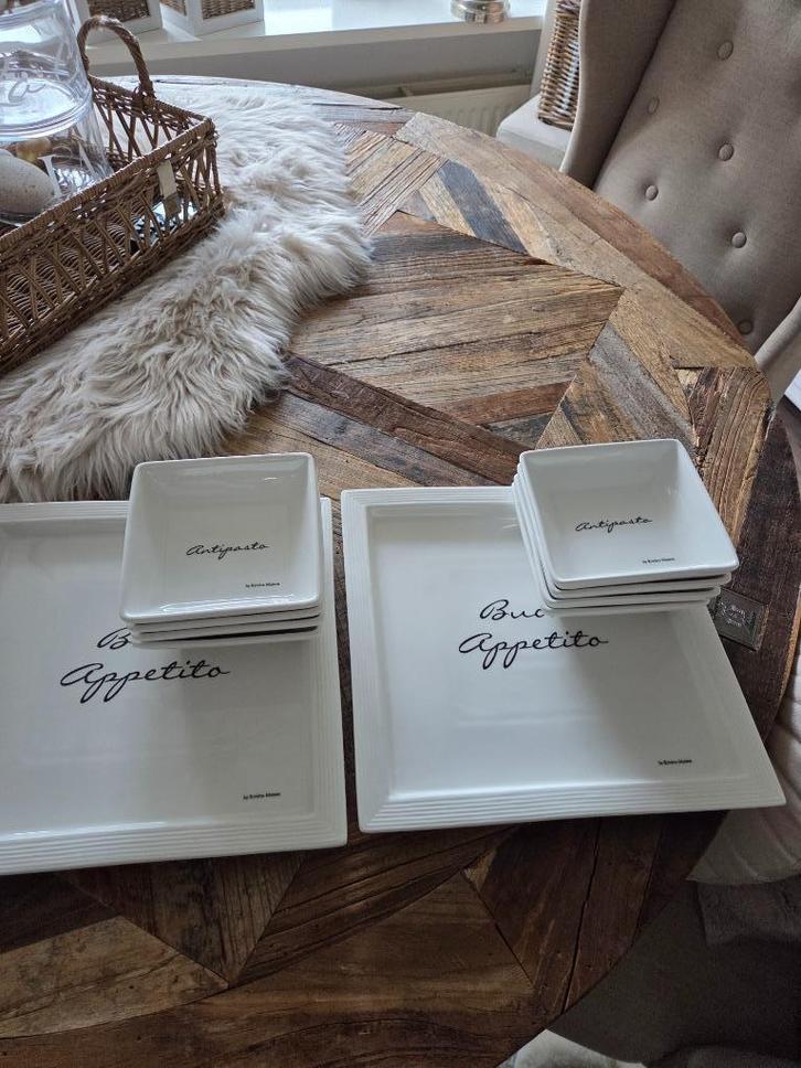 Nieuw  riviera maison  set   2 stuks, Huis en Inrichting, Keuken | Servies, Nieuw, Schaal of Schalen, Overige stijlen, Porselein