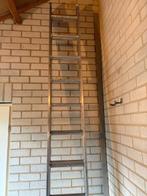 Aluminiumladder 2x12 treden., Doe-het-zelf en Verbouw, Ladders en Trappen, Ophalen, Gebruikt, 4 meter of meer