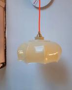 Hanglamp opaline vintage lamp, Ophalen of Verzenden, Zo goed als nieuw