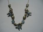 VINTAGE KETTING MET VLINDERS, Verzenden, Overige materialen, Ketting