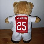 Wout Weghorst beer knuffel Ajax 25 cm groot, Ophalen of Verzenden, Zo goed als nieuw, Ajax, Shirt