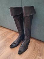 Leren zwarte knielaarzen, Kleding | Dames, Schoenen, Ophalen of Verzenden, Nieuw, Zwart, Hoge laarzen