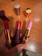 3x lippenstiften, Ophalen of Verzenden, Zo goed als nieuw, Zwart, Handen en Nagels