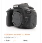 Canon 90d compleet, Audio, Tv en Foto, Fotocamera's Digitaal, Ophalen of Verzenden, Gebruikt, Canon, Geen optische zoom