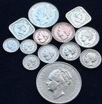Wilhelmina Munten Collectie, Postzegels en Munten, Munten | Nederland, Setje, Zilver, Koningin Wilhelmina, Overige waardes