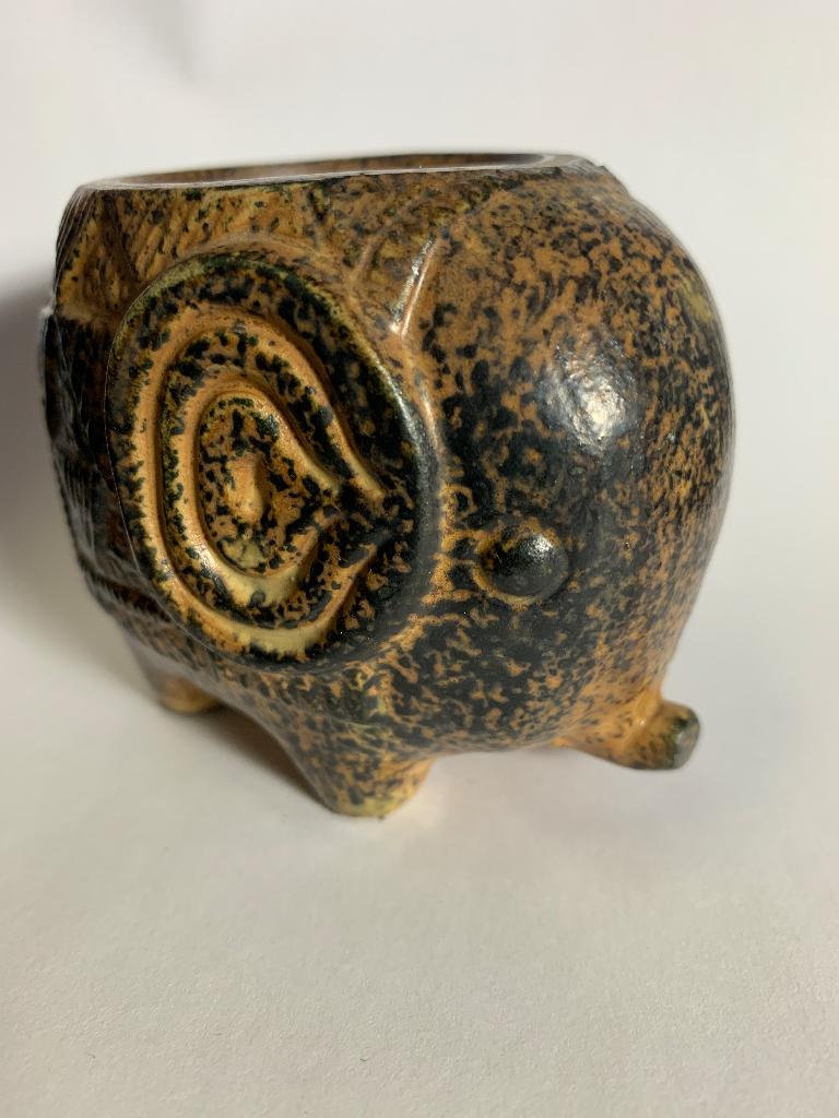 Vintage Japans aardewerk Homco Olifant kaarsenhouder, Antiek en Kunst, Ophalen of Verzenden