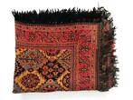 Antiek worteldoek met een mooi patroon 165 x 136 cm., Antiek en Kunst, Antiek | Kleden en Textiel, Ophalen of Verzenden