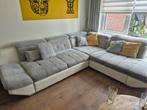 Hoekbank - slaap en opbergruimte, Huis en Inrichting, Ophalen, Gebruikt, Vierpersoons of meer, Stof