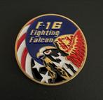 US Air Force F-16 munt, Ophalen of Verzenden, Landmacht, Amerika, Embleem of Badge