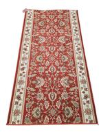 Vintage Perzisch wol vloerkleed loper floral orange 80x150cm, Huis en Inrichting, Stoffering | Tapijten en Kleden, 100 tot 150 cm