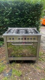 Gratis Gasfornuis oud ijzer., Witgoed en Apparatuur, Fornuizen, Ophalen, 60 cm of meer, Grill, 4 kookzones
