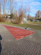 Bruine dacron zeilen voor platbodem van ongeveer10 meter, Watersport en Boten, Ophalen, Zo goed als nieuw, Minder dan 15 m²