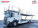 Scania P410 6x2 Kassbohrer Citytrans Pro Retarder Standairco, Automaat, Navigatiesysteem, Stof, Zwart
