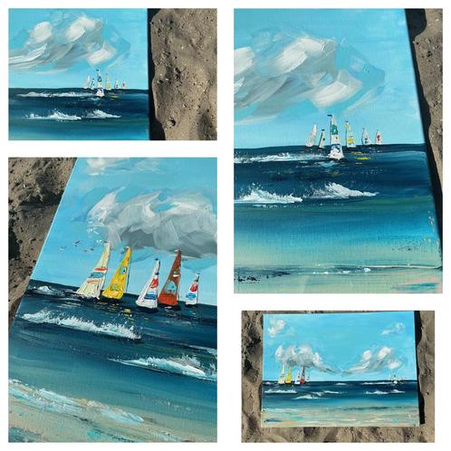 Sail 2025 ~ maritime ~ schilderkunst ~ atelier, Huis en Inrichting, Woonaccessoires | Schilderijen, Tekeningen en Foto's, Nieuw