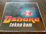D-Shake - Teknø Bam CD-single HARCORE TECHNO TEKNO 1991, Cd's en Dvd's, Verzenden, Gebruikt, Techno of Trance