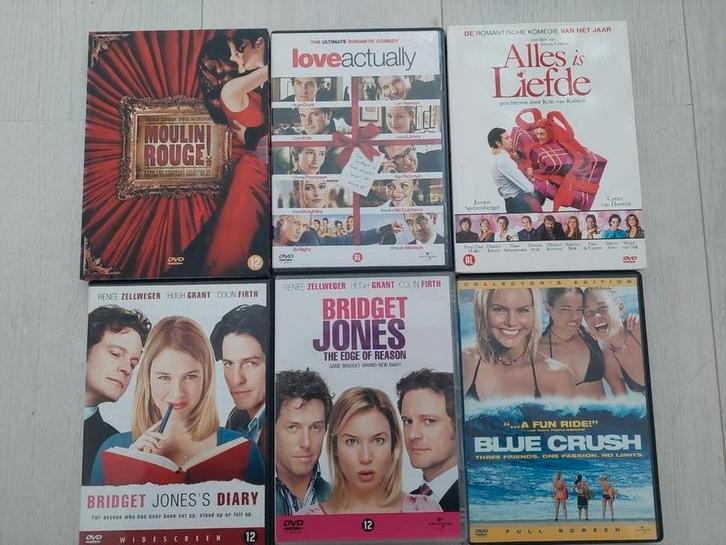 Romantische Komedie DVD Collectie - 6 stuks, Cd's en Dvd's, Dvd's | Overige Dvd's, Zo goed als nieuw, Alle leeftijden, Ophalen of Verzenden