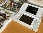 Nintendo DS lite wit met 5 spellen, Spelcomputers en Games, Spelcomputers | Nintendo DS, Ophalen of Verzenden, Gebruikt, Wit, DS Lite