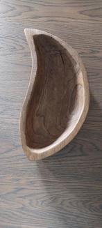 Houten Bak / Schaal - Decoratief, Gebruikt, Schaal, Ophalen of Verzenden, Overige vormen