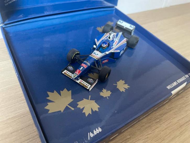 Minichamps villeneuve Williams 1997 champion box 1:43, Hobby en Vrije tijd, Modelauto's | 1:43, Gebruikt, Auto, MiniChamps, Ophalen of Verzenden
