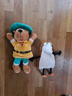 Handpoppen Bollo de beer en Egel, Diversen, Sinterklaas, Ophalen of Verzenden, Zo goed als nieuw