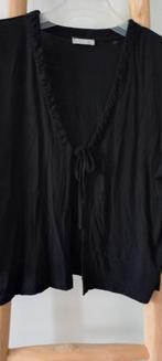 SETTER VESTJE ZWART 3/4 MOUW TRICOT MT L/XL, Ophalen of Verzenden, Zo goed als nieuw, Maat 46/48 (XL) of groter, Zwart
