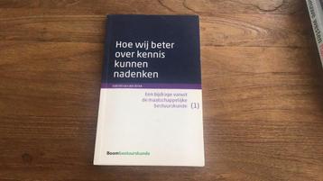 Hoe wij beter over kennis kunnen nadenken beschikbaar voor biedingen