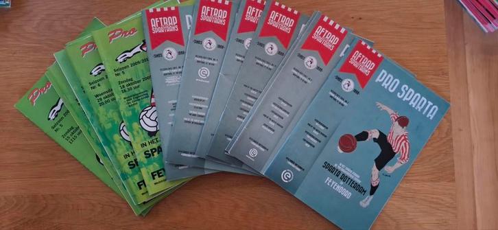 Sparta - Feyenoord programmaboekjes (14 stuks), Verzamelen, Sportartikelen en Voetbal, Gebruikt, Boek of Tijdschrift, Sparta, Ophalen of Verzenden