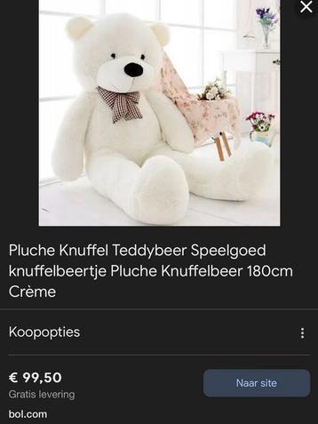 Mega grote (2m) knuffelbeer leuk voor Valentijn