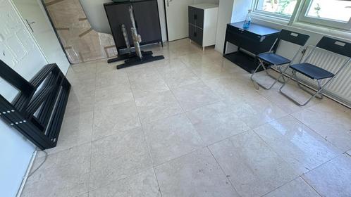 Marmer vloer - Crema Beige, Doe-het-zelf en Verbouw, Tegels, Gebruikt, Vloertegels, Marmer, 60 cm of meer, 60 cm of meer, 10 m² of meer