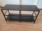 TV meubel zwart met glasplaat, Huis en Inrichting, Ophalen, Gebruikt, 50 tot 100 cm, Minder dan 100 cm