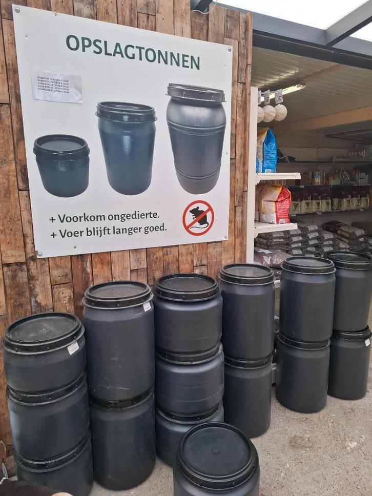 Voertonnen met schroefdeksel, diverse maten, Dieren en Toebehoren, Overige Dieren-accessoires, Nieuw, Ophalen of Verzenden