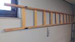 Houten ladder 2,75 m, Doe-het-zelf en Verbouw, Ladders en Trappen, Ophalen, Zo goed als nieuw, Ladder, 2 tot 4 meter