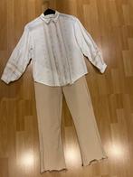 Wit Beige Blouse, Kleding | Dames, Blouses en Tunieken, Ophalen of Verzenden, Zo goed als nieuw, Wit
