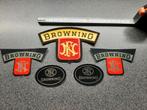 BROWNING   FN   -  patch  + stikkers., Verzamelen, Ophalen of Verzenden, Landmacht, Nederland, Embleem of Badge