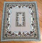 Tafelkleed soepel kleed vierzijdig franje witte huisjes, Antiek en Kunst, Ophalen of Verzenden