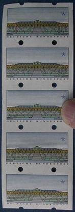 Automaatzegels rolzegels duitsland. Onbedrukte strook van 5, Verzenden, Postfris, Overige thema's
