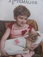 Antiek Frans Reclame Prentje - Pygmalion / Meije Mopshond, Verzamelen, Verzenden, Gebruikt, Overige typen