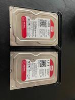 2x WD Red 1TB NAS-schijven, Computers en Software, Harde schijven, Intern, Server, HDD, Zo goed als nieuw