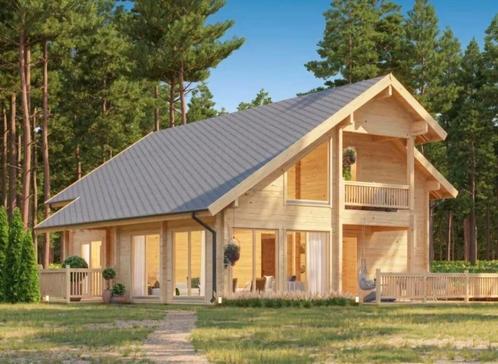 Chalet Blokhut Schuur Carport Tuinhuis Vakantiehuis Op Maat, Tuin en Terras, Tuinhuizen, Nieuw, Blokhut, Hout, 500 cm of meer