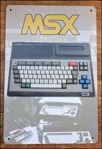 Metalen Wandbord Toshiba MSX Computer, Huis en Inrichting, Nieuw, Verzenden