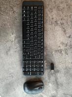 Logitech MK220 draadloos toetsenbord muis, wireless keyboard, Toetsenbord en muis-set, Zo goed als nieuw, Draadloos, Verzenden